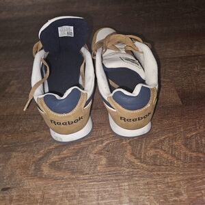 Reebok classic  beige and navy blue